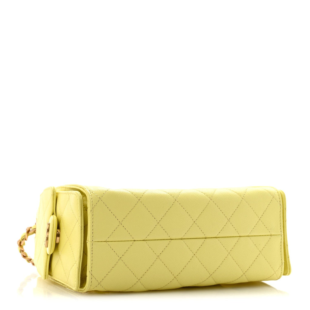 Caviar Quilted Mini Chanel 25 Handbag