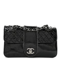 Patent Medium Madison Flap Black