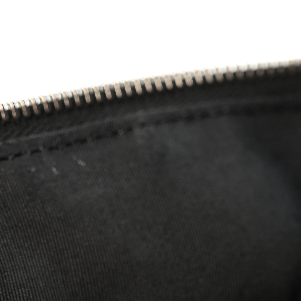 Aged Calfskin Chevron Medium Soft Bowling Bag Black