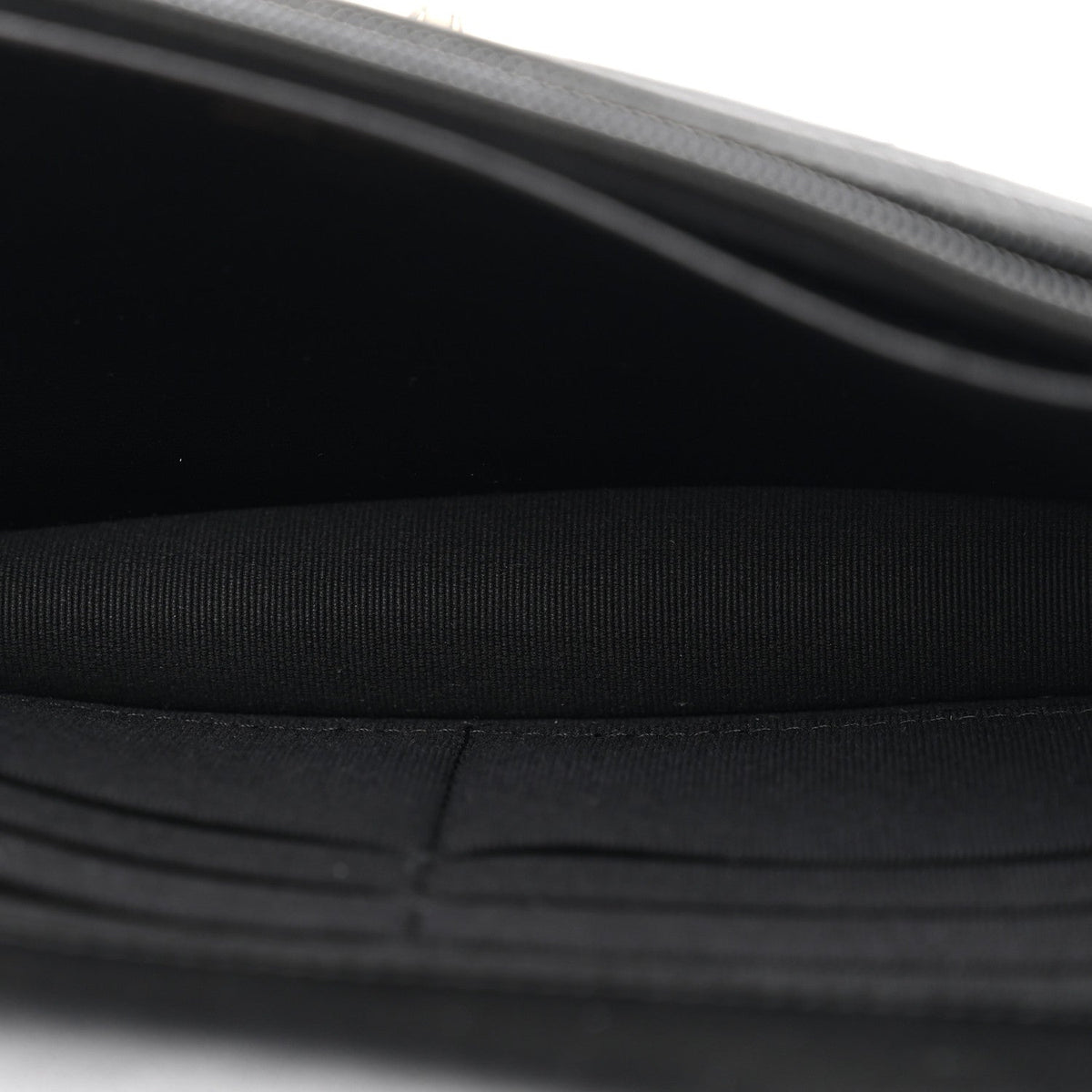 Lambskin Quilted Trendy CC Wallet On Chain WOC Black