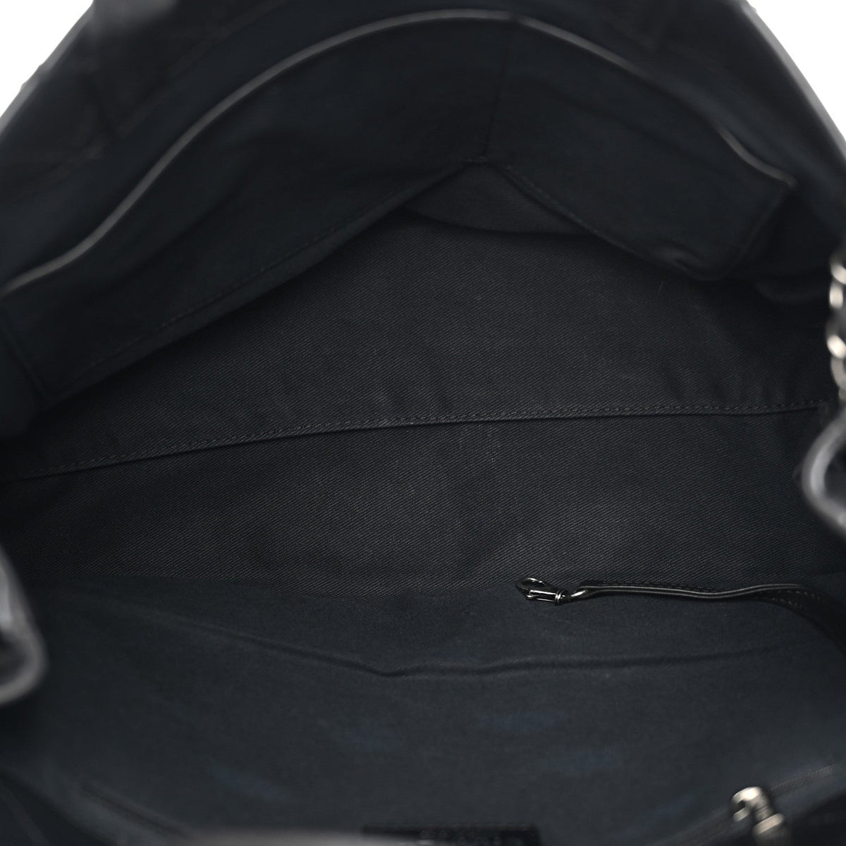 Grained Calfskin CC Pocket Tote Black