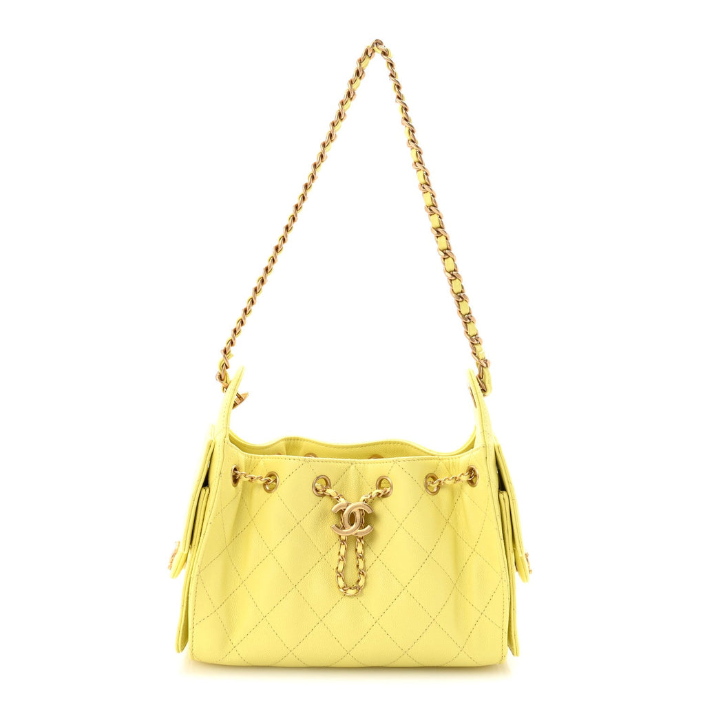 Caviar Quilted Mini Chanel 25 Handbag