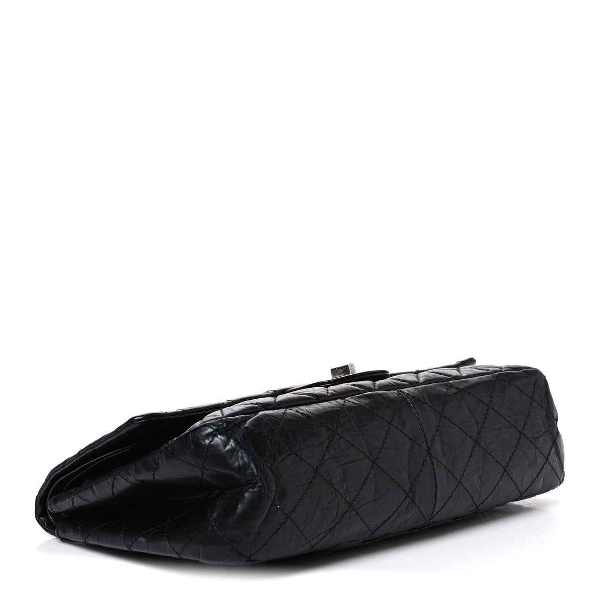 Aged Calfskin Quilted 2.55 Reissue 226 Flap Black